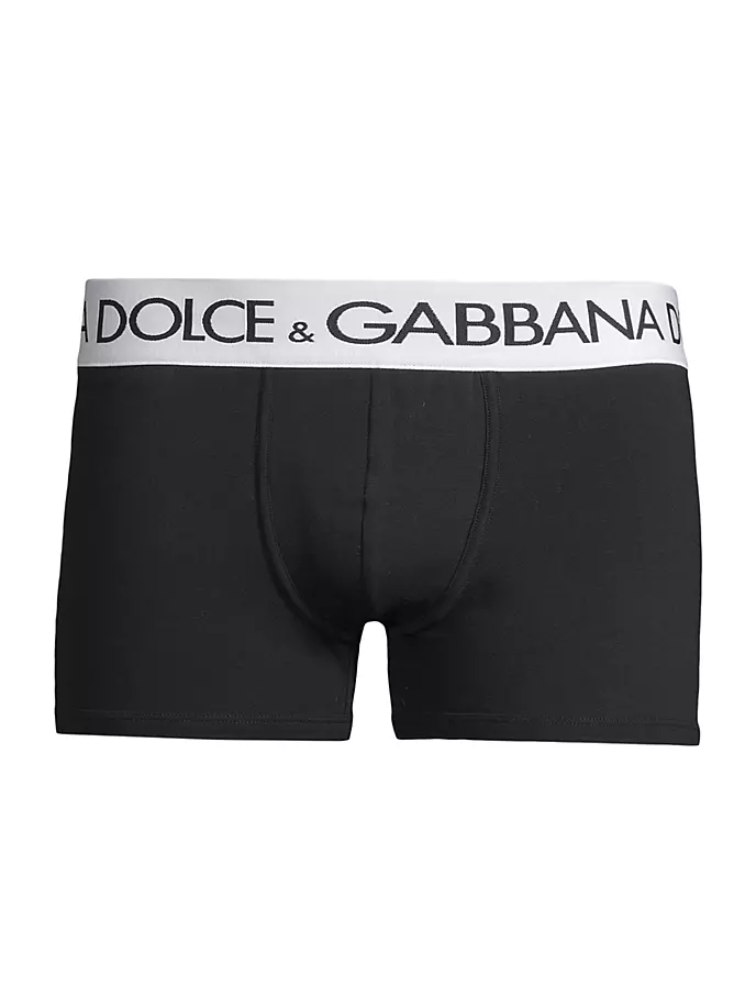 

Боксеры с эластичным логотипом Dolce&Gabbana, черный