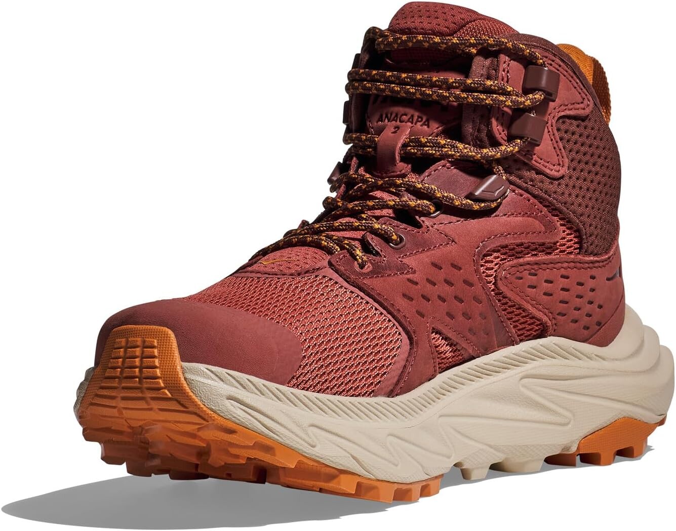 Походная обувь Anacapa 2 Mid GTX Hoka, цвет Hot Sauce/Shifting Sand