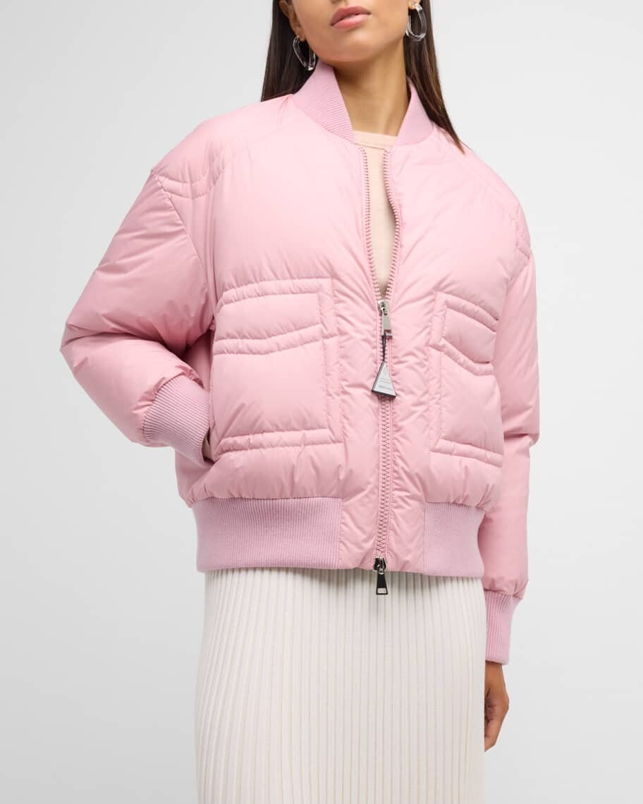 

Пуховая куртка-бомбер Jucar Moncler, Розовый