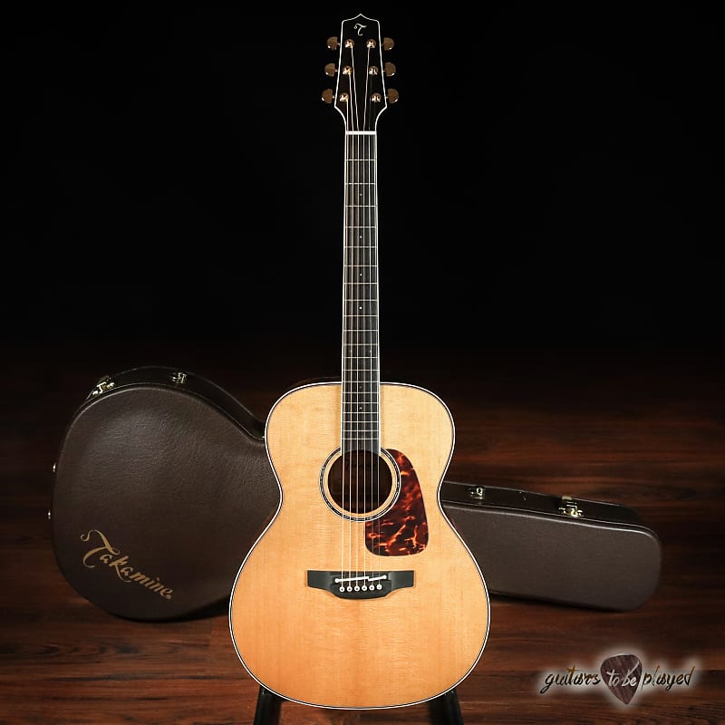 Акустическая гитара Takamine CP7MO TT Thermal Spruce Top OM-Body Acoustic/Electric Guitar w/ Case