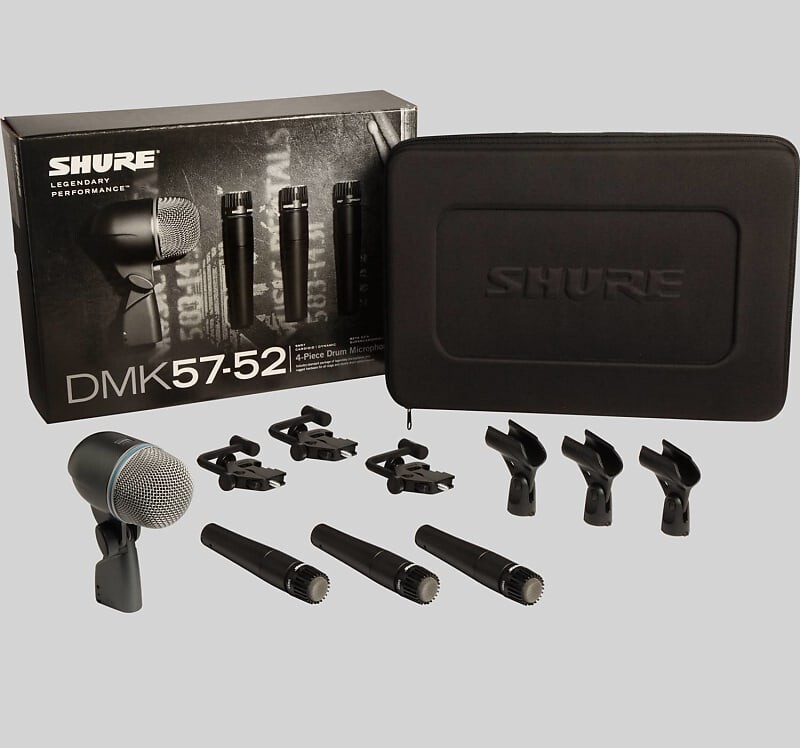 микрофон shure dmk57 52 drum microphone kit Микрофон Shure DMK57-52 Drum Microphone Kit