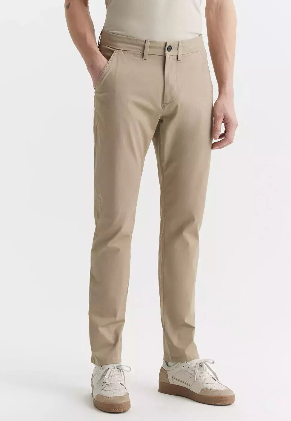 

Брюки чинос SLIM FIT VISTULA, бежевый