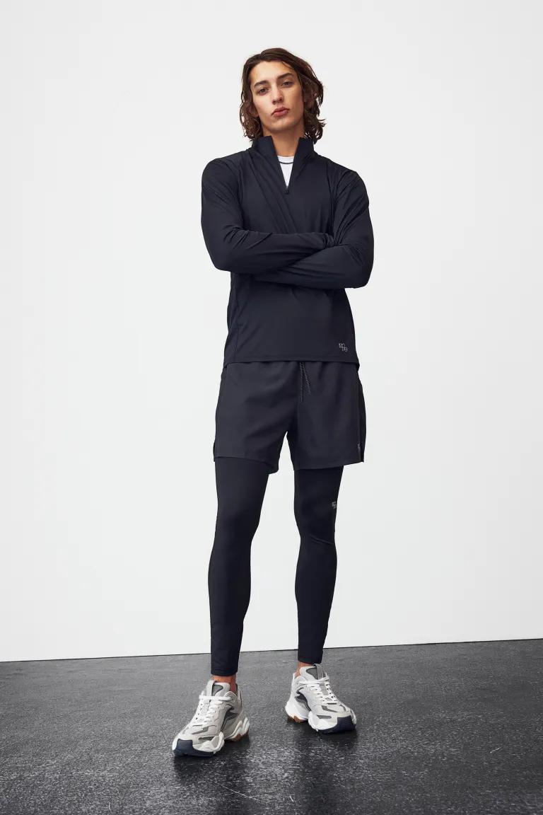 

Спортивные тайтсы drymove H&M, черный