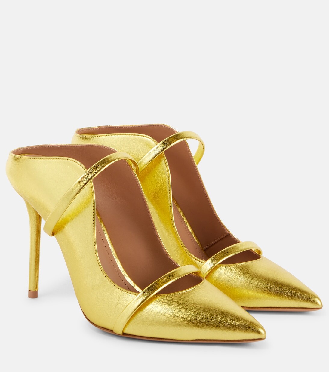 

Замшевые туфли maureen 100 Malone Souliers, желтый
