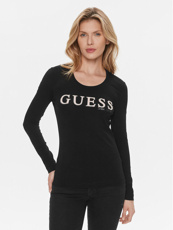 

Узкая блузка Guess, черный