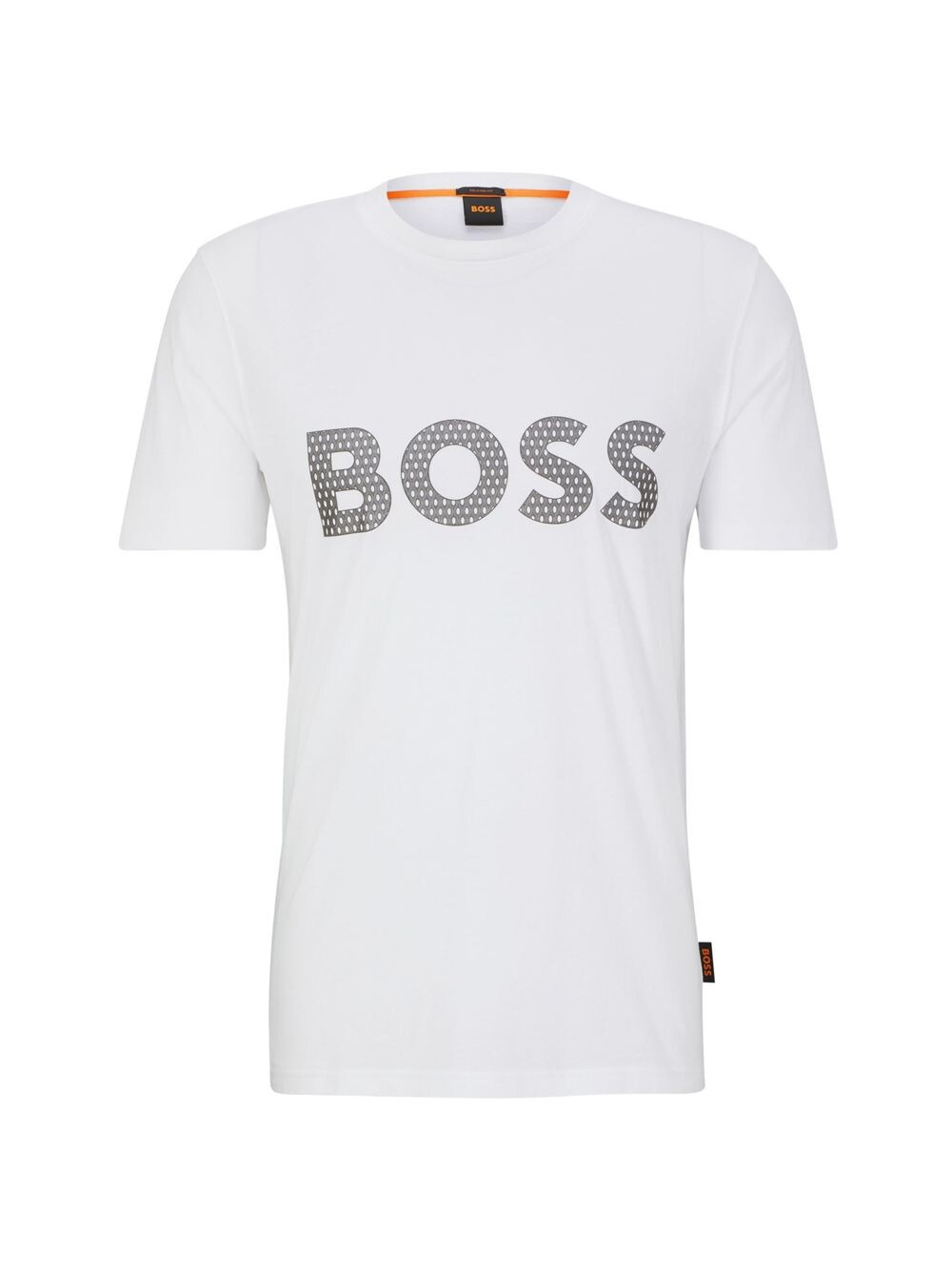 

Футболка из хлопкового джерси с логотипом BOSS, белый