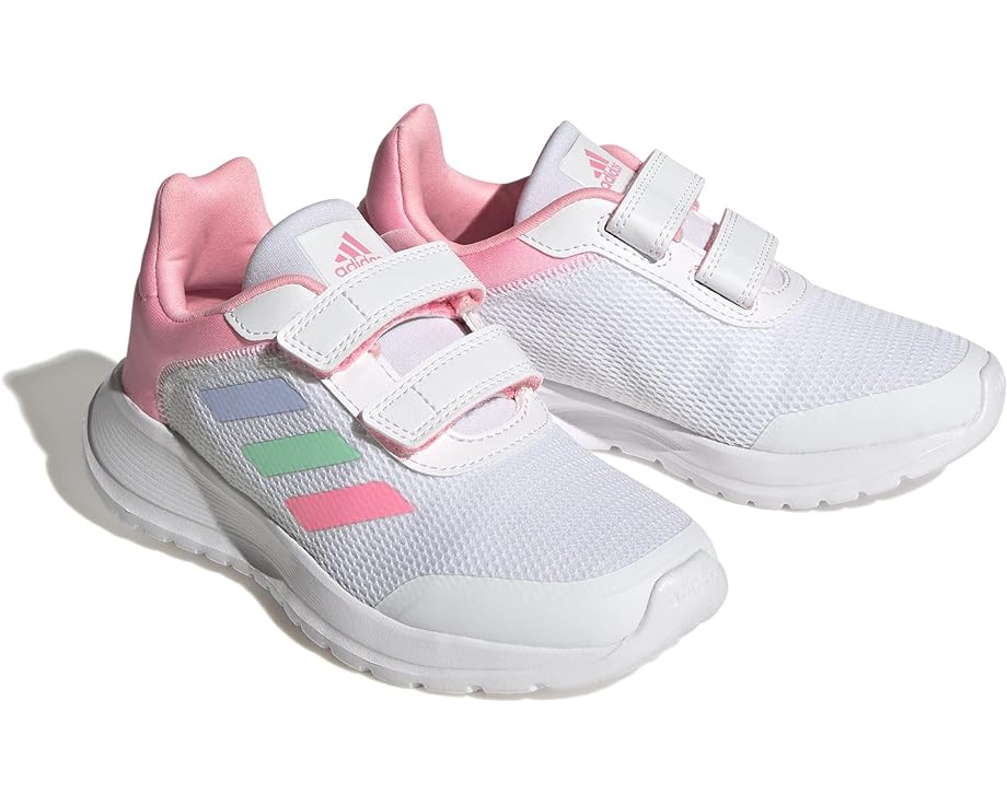 Кроссовки Adidas Tensaur Run, цвет White/Blue Dawn/Beam Pink 1 цена и фото