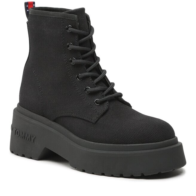 

Ботинки Tommy Jeans LaceUp Festiv, черный