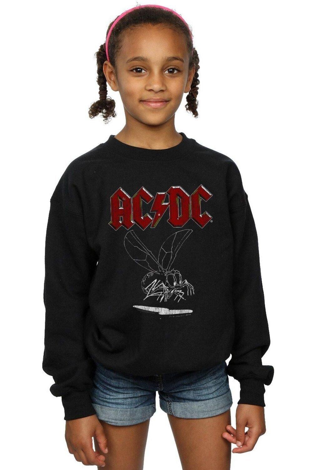 

Толстовка Fly On The Wall 1985 года AC/DC, черный