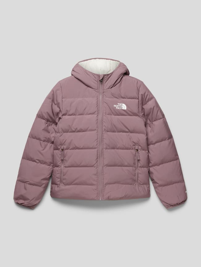 

Стеганая куртка с двусторонней функцией The North Face, сливовый