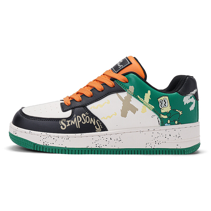 

Кроссовки The Simpsons Skateboarding Shoes Unisex Low-top, белый