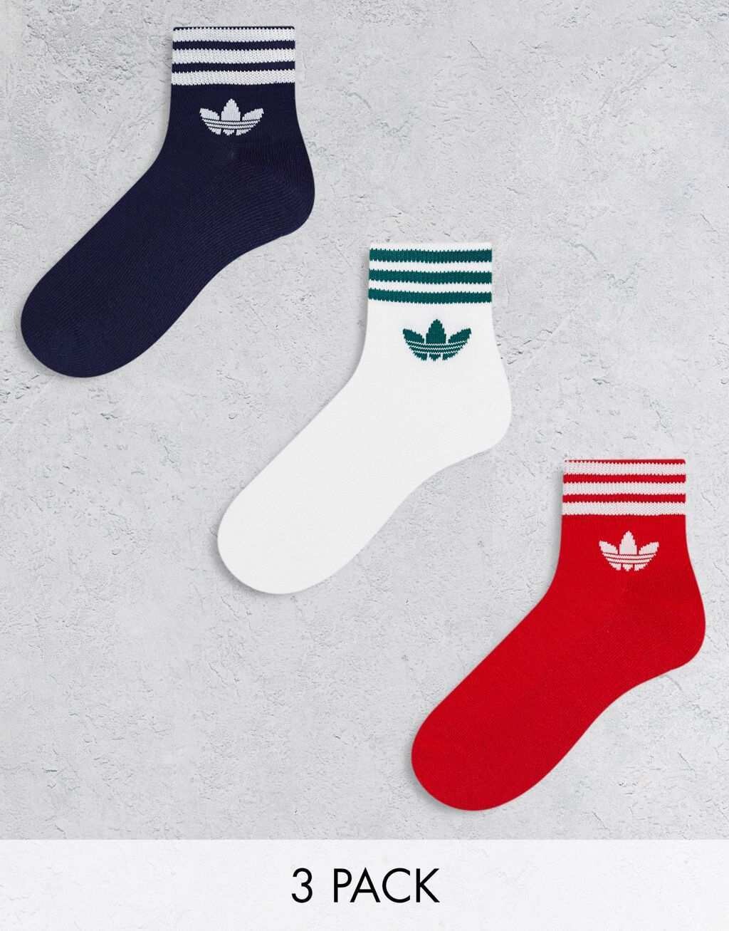 

Однотонные носки с трилистником adidas Originals