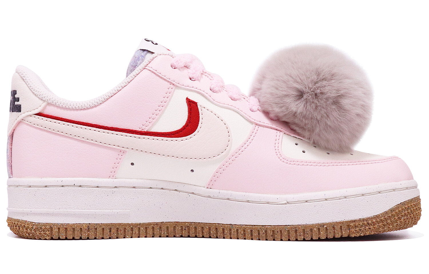 

Кроссовки для скейтбординга Air Force 1 женские низкие розовые/белые Nike, Розовый, Кроссовки для скейтбординга Air Force 1 женские низкие розовые/белые Nike