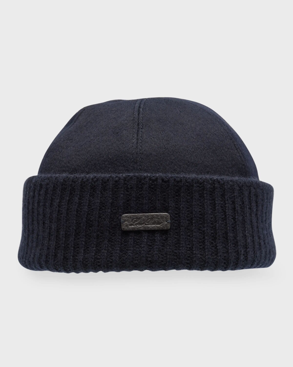

Мужская кашемировая шапка-бини Loro Piana, цвет Blue Navy