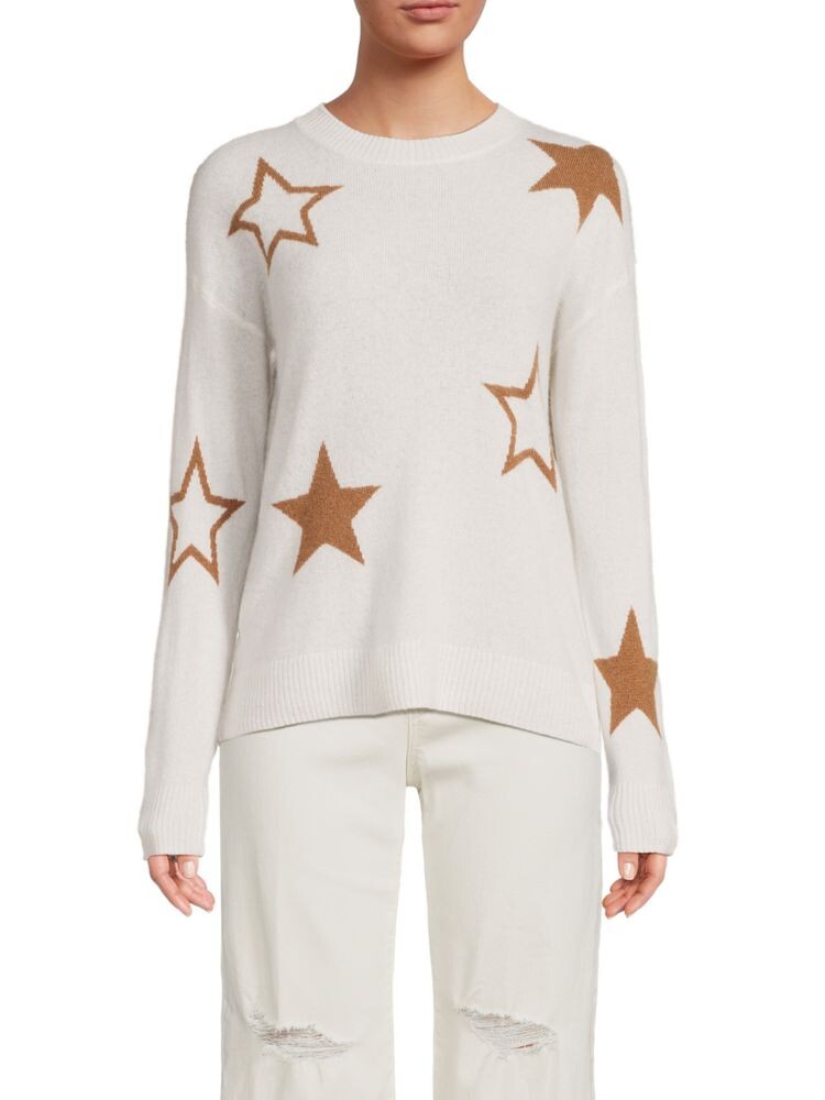 

Свитер Stars из 100% кашемира Saks Fifth Avenue, белый