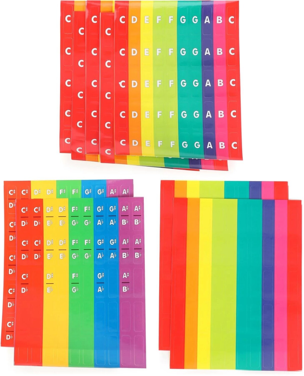 

Новые наклейки с цветными заметками Boomwhackers