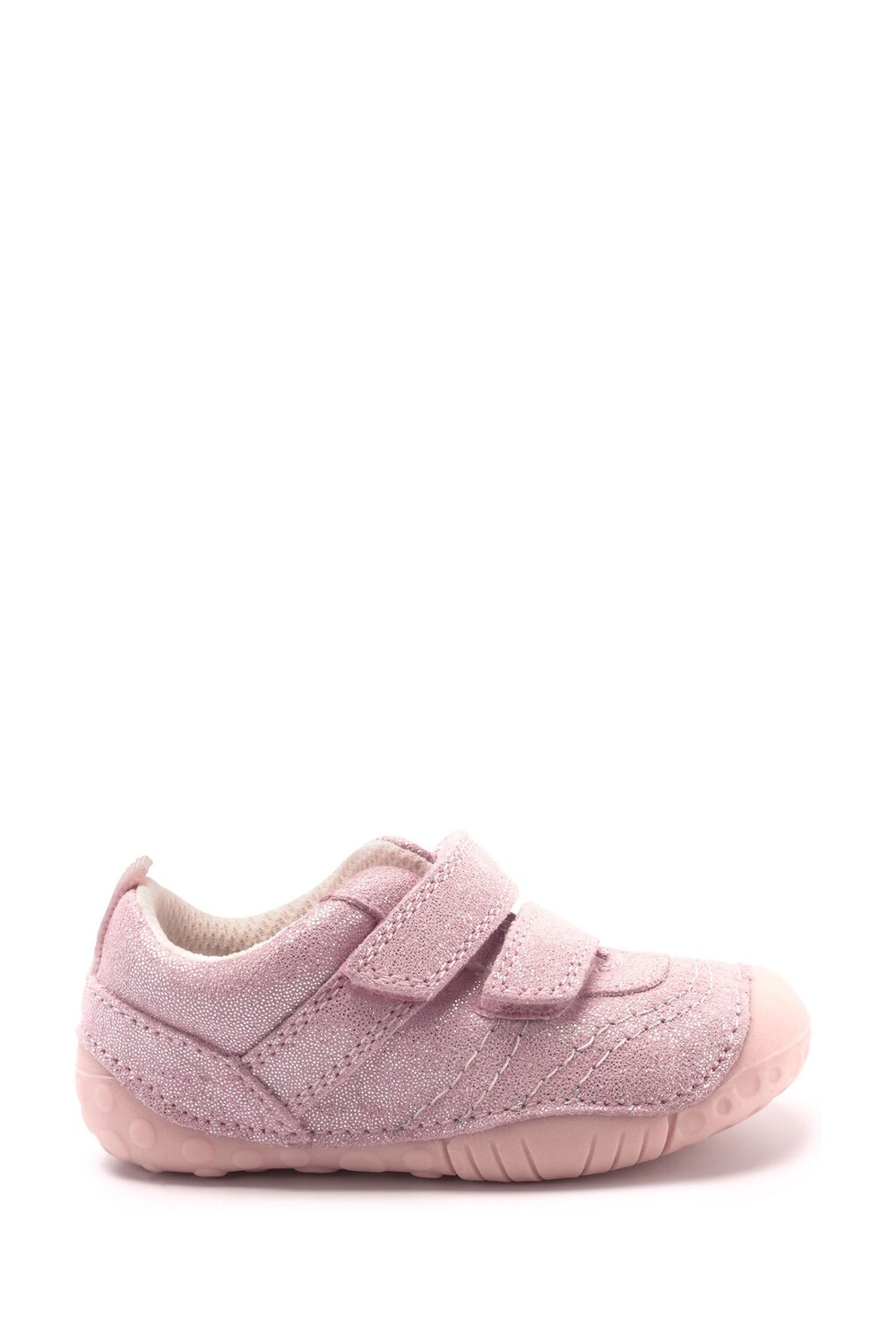 

Розовые туфли на двойной липучке Star Rite Little Smile Start Rite, розовый