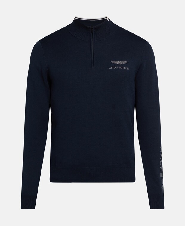 

Джемпер с длинными рукавами Hackett London, темно-синий