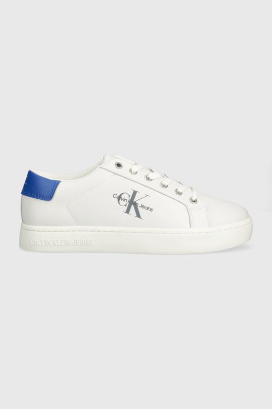 Кроссовки CLASSIC CUPSOLE LACEUP LOW LTH Calvin Klein Jeans, белый кроссовки calvin klein jeans cupsole laceup basket white yellow