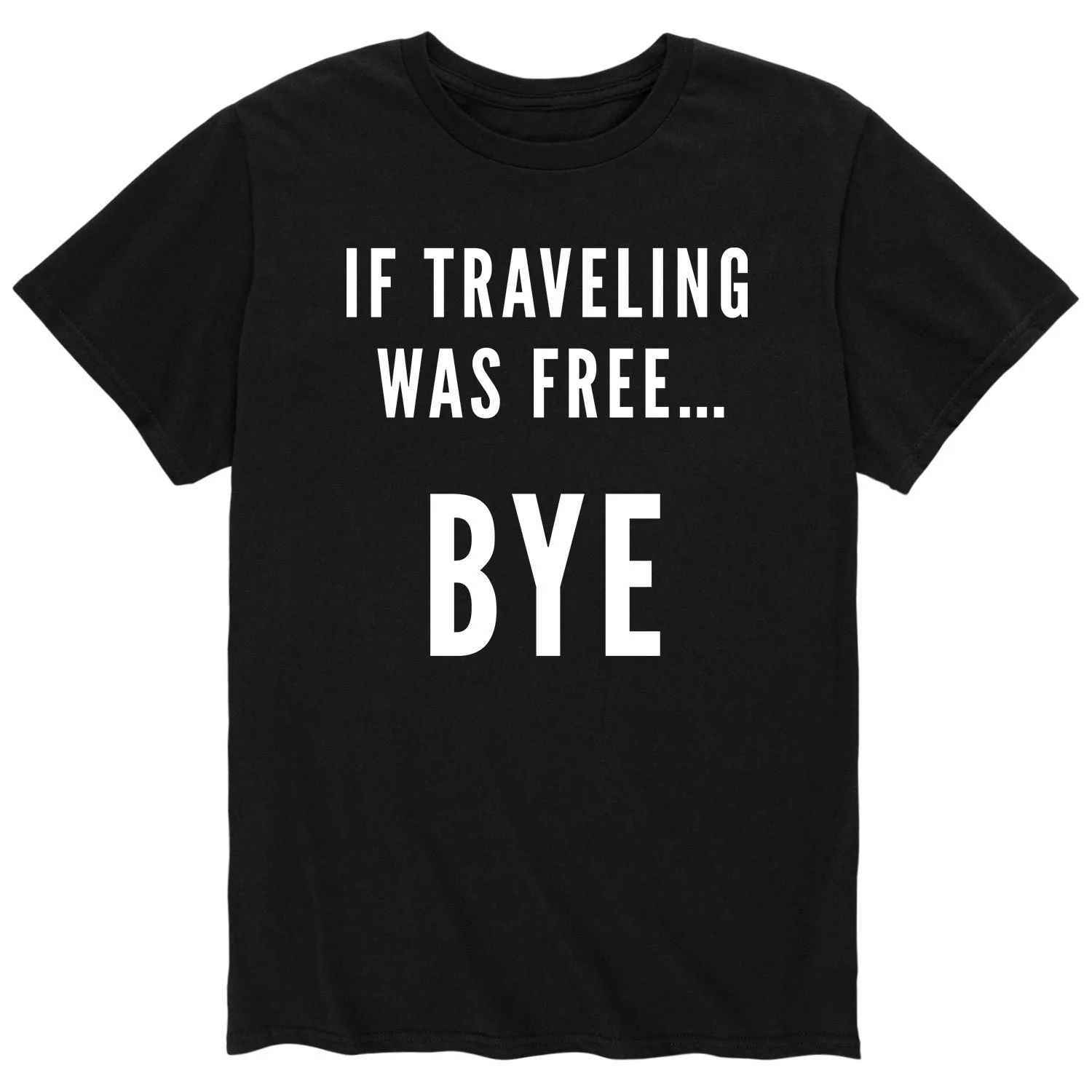 Мужская футболка Traveling Was Free Licensed Character мужская футболка beach traveling m черный