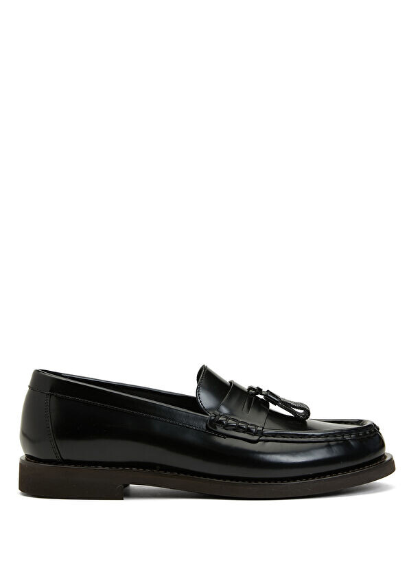 

Женские кожаные лоферы Brunello Cucinelli, черный