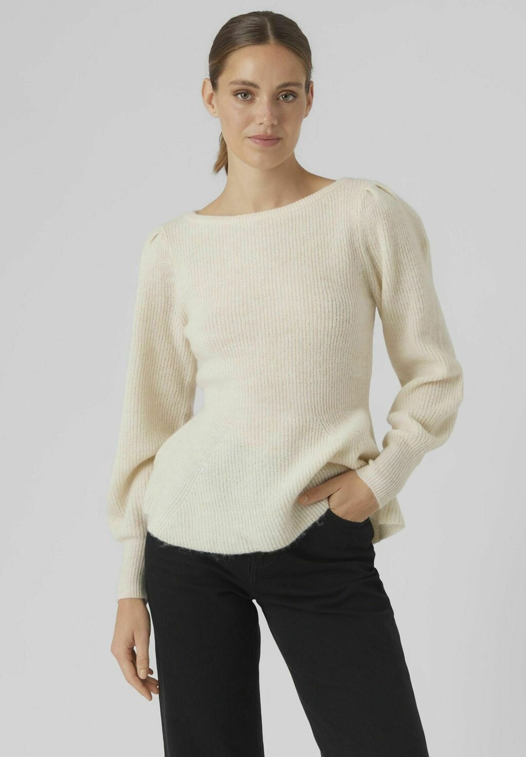 

Свитшот Vero Moda VMFLAVOR LS PEPLUM GA EXC, цвет birch