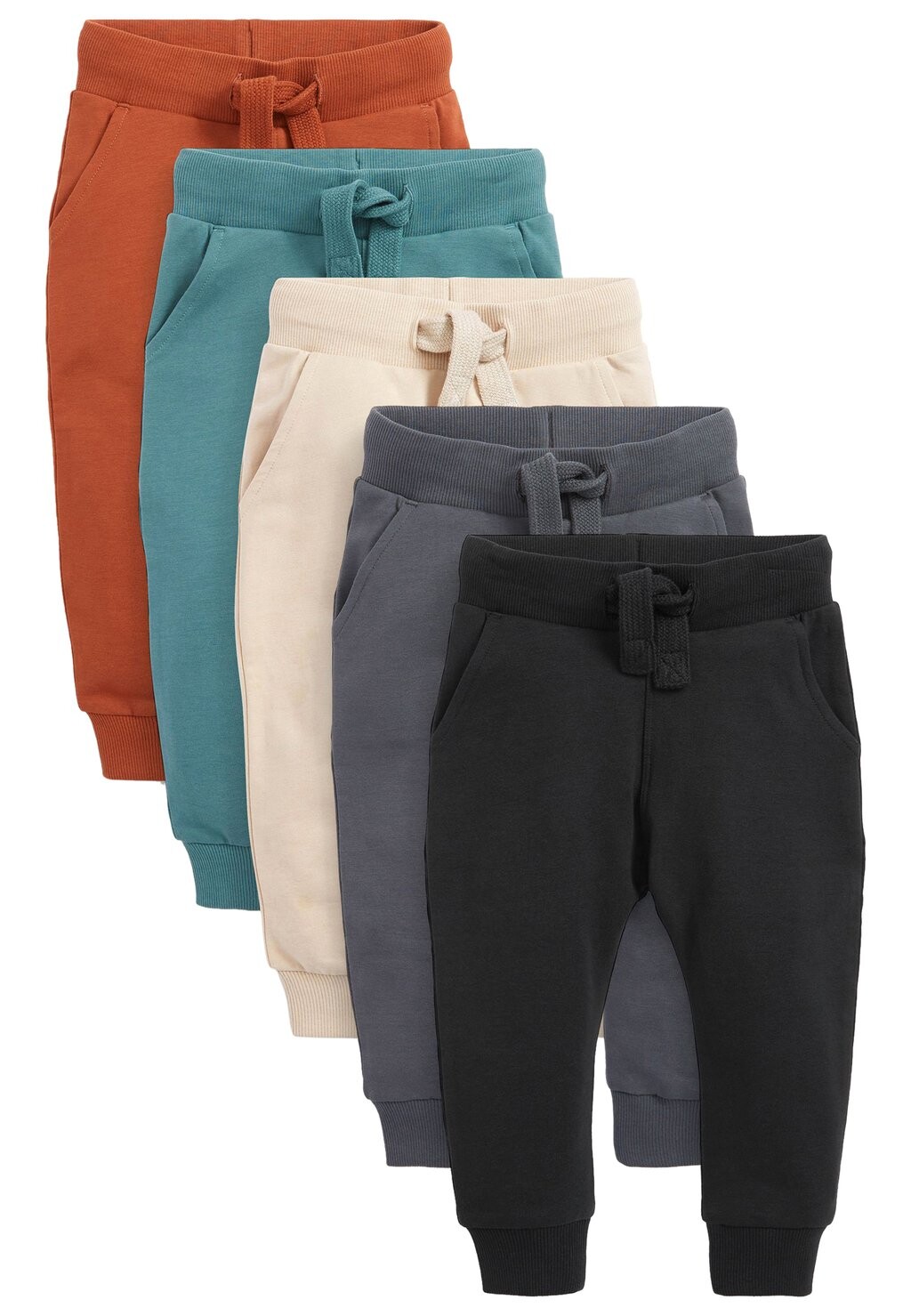 

Брюки из ткани 5 PACK JOGGERS 3MTHS-7YRS Next, цвет orange