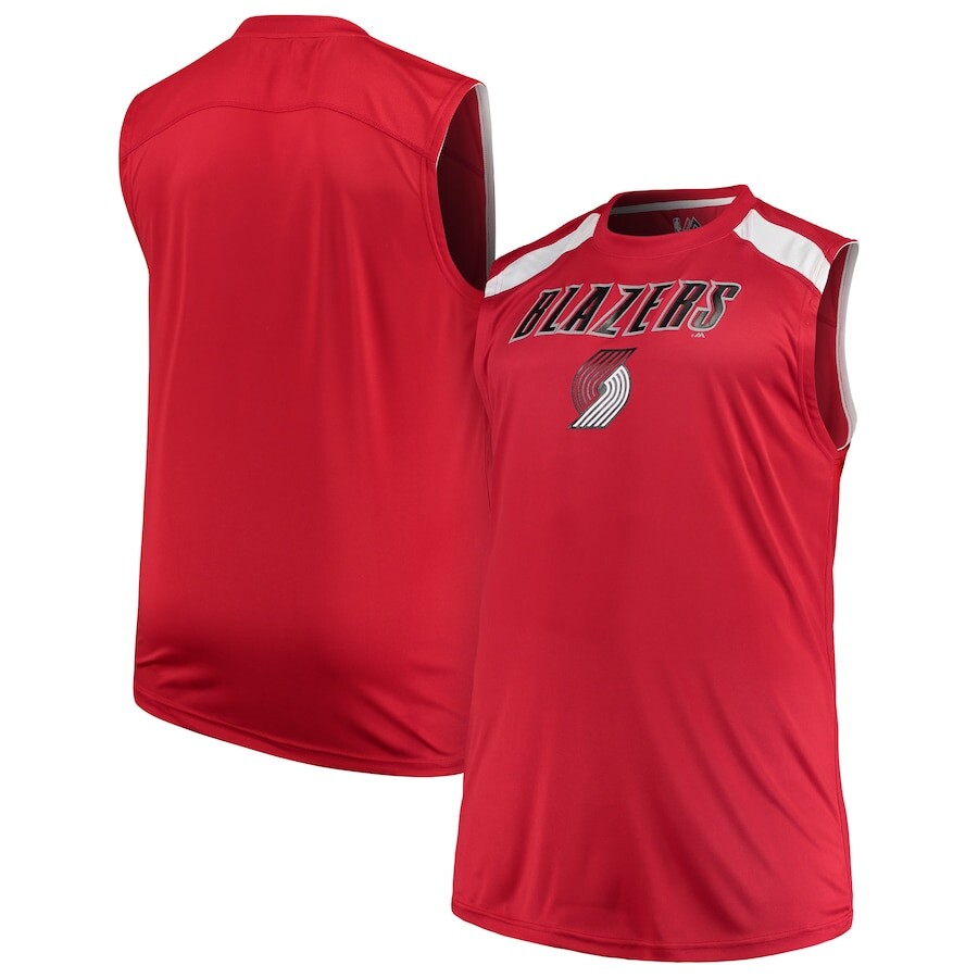 

Майка Majestic Portland Trail Blazers, красный