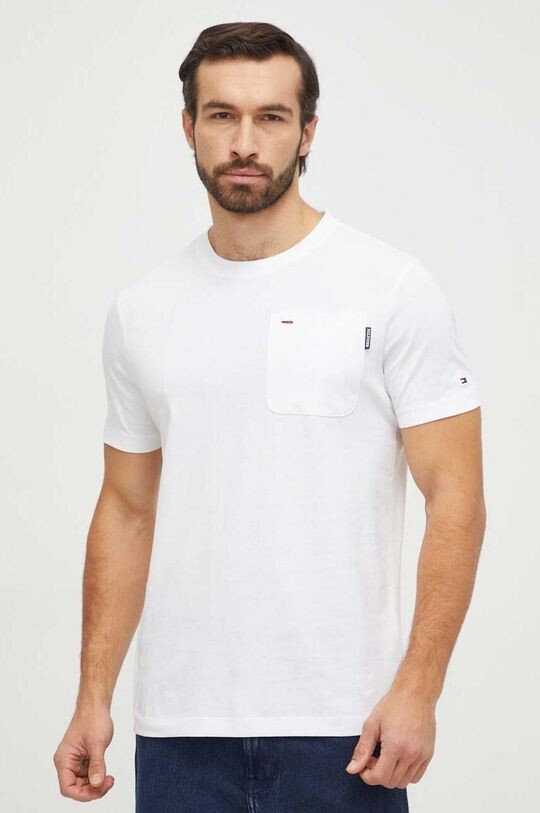 

Хлопковая футболка Tommy Hilfiger, белый