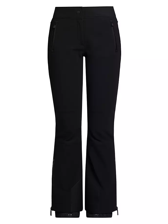 Высококачественные прямые брюки Moncler Grenoble, черный
