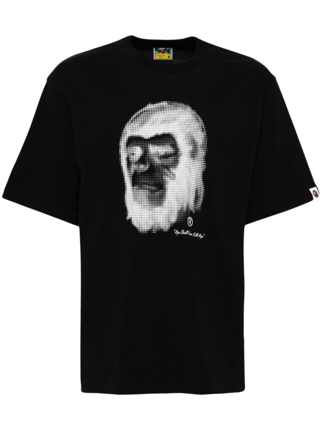 

A BATHING APE футболка с логотипом, черный