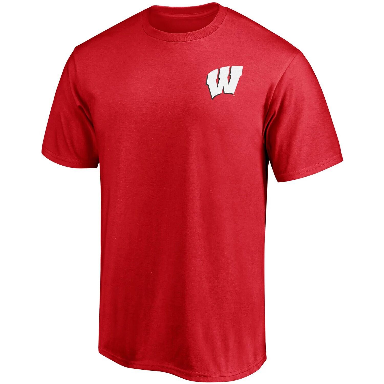 

Мужская футболка Fanatics Red Wisconsin Badgers Hometown Collection 2-Hit