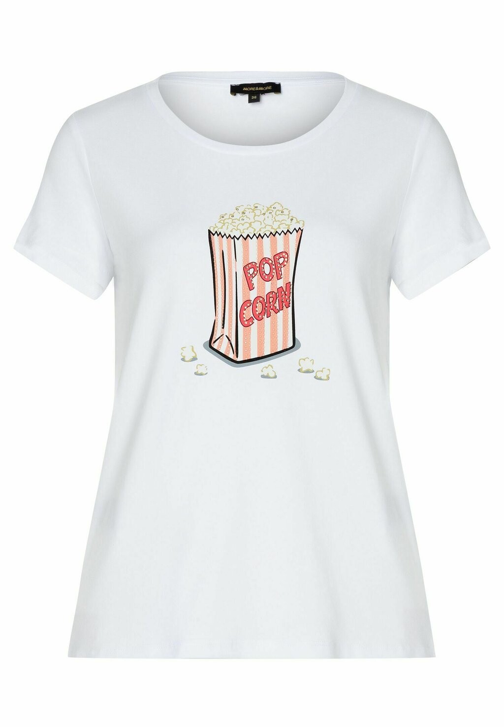

Футболка с принтом POPCORN-FRONT More & More, цвет weiß