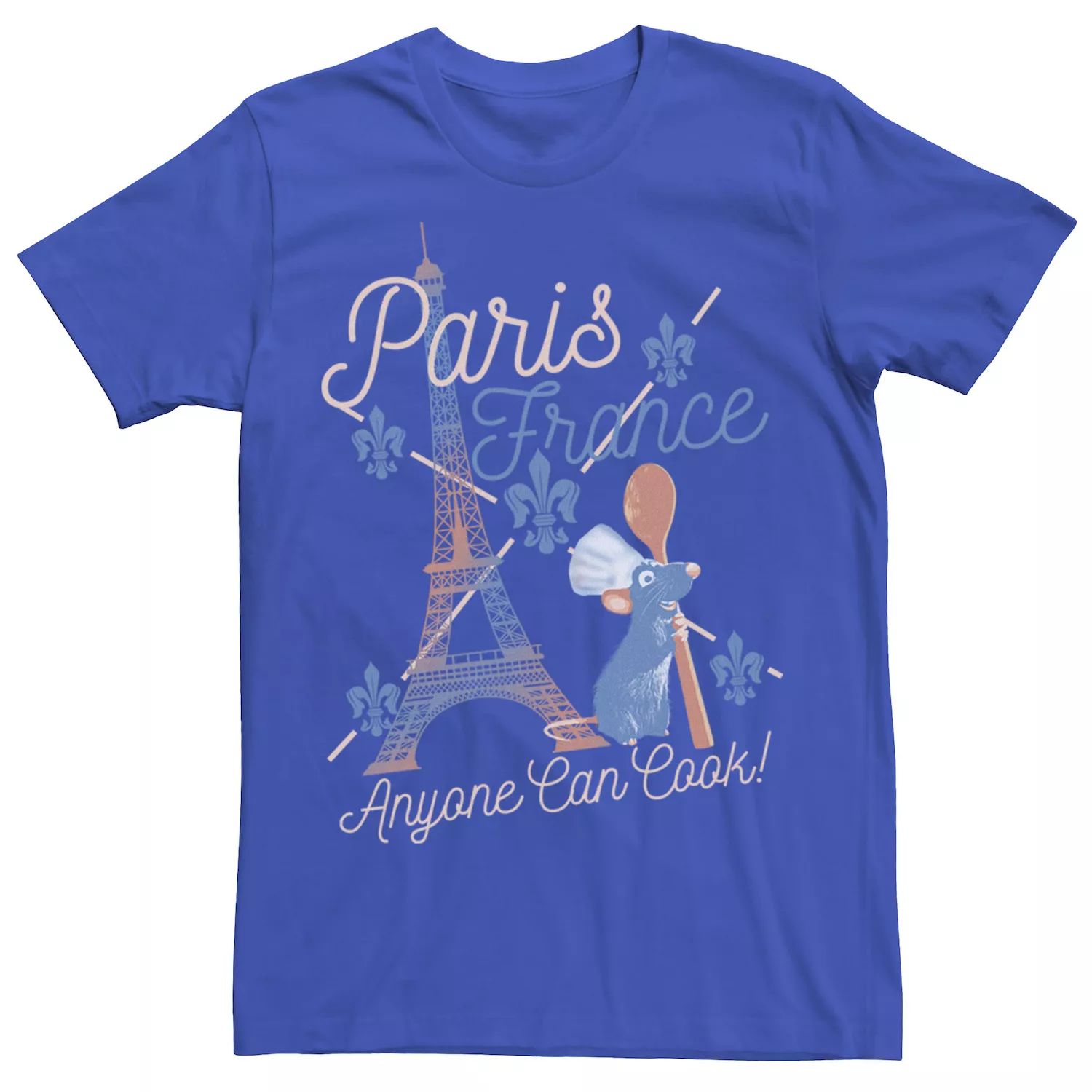 Мужская футболка Ratatouille Remy Paris France Disney / Pixar