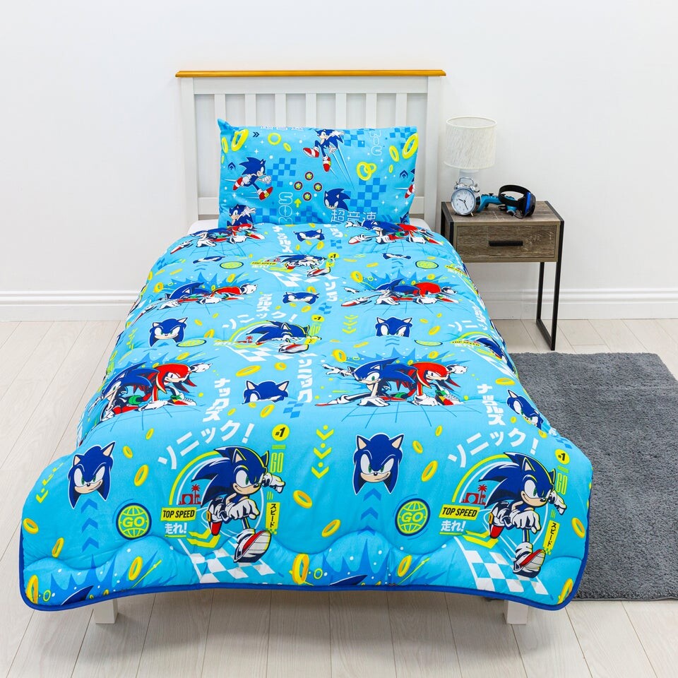 

Пододеяльник без покрытия Rest Easy Sleep Better Sonic The Hedgehog Geo