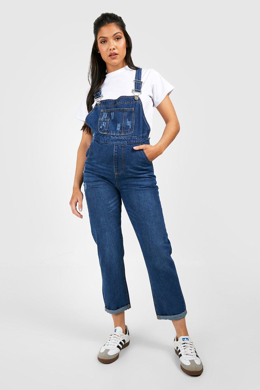 

Синий комбинезон для беременной Boohoo, синий