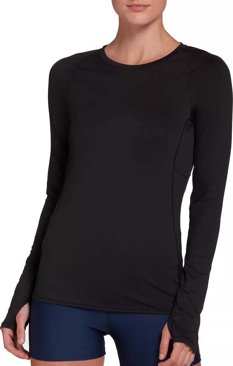 Женская компрессионная рубашка Dsg с длинным рукавом, черный