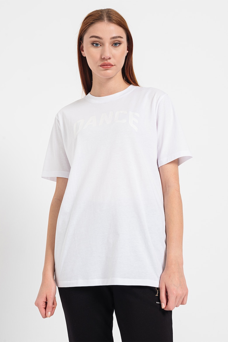 Свободная футболка с надписями Armani Exchange, белый