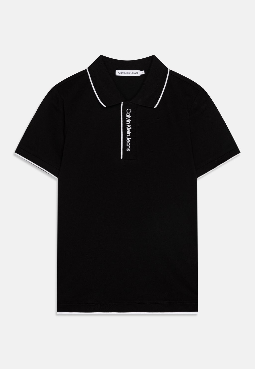 

Рубашка-поло INTARSIA LOGO Calvin Klein Jeans, цвет black