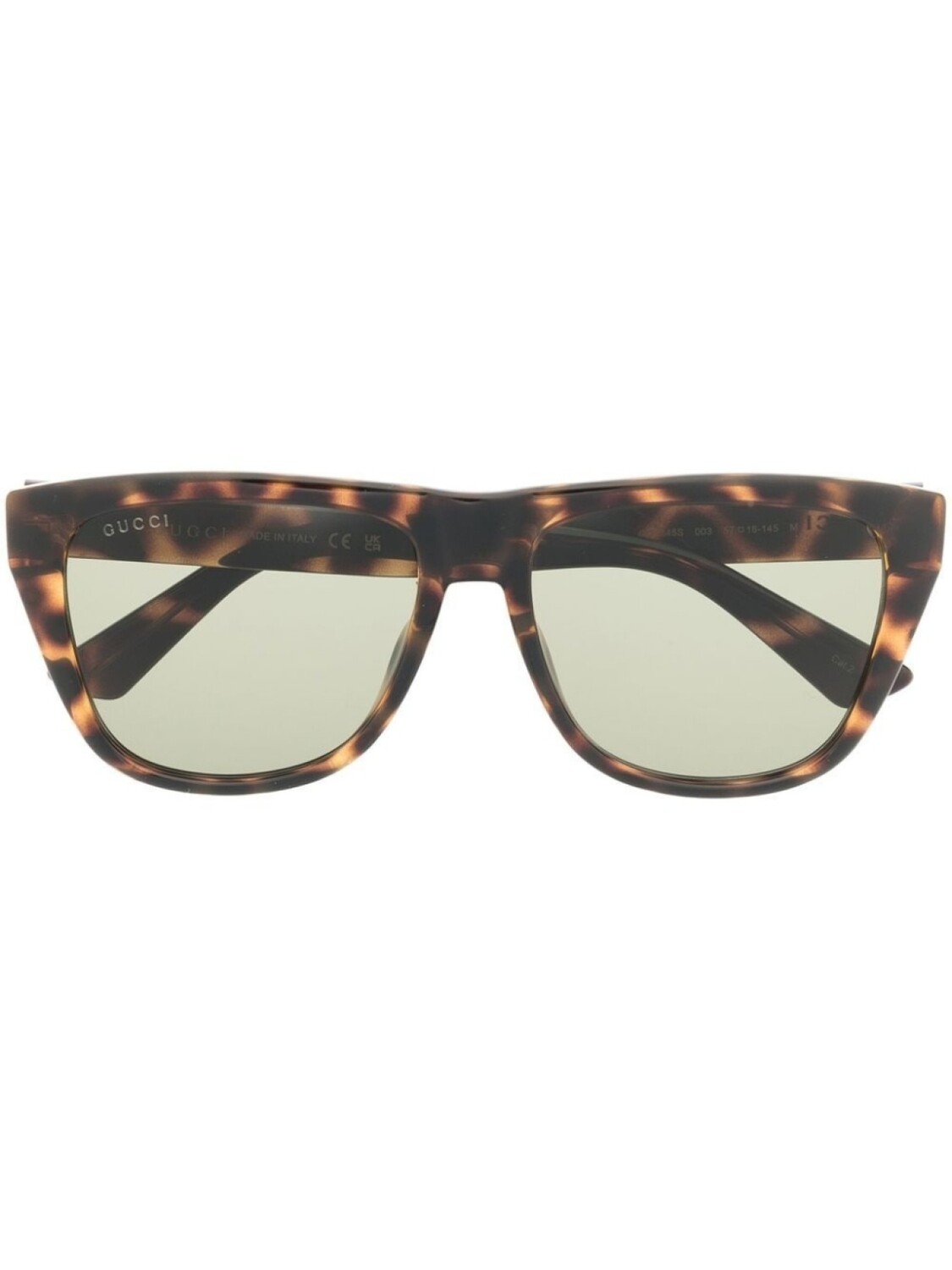 

Gucci Eyewear солнцезащитные очки-пилоты, коричневый