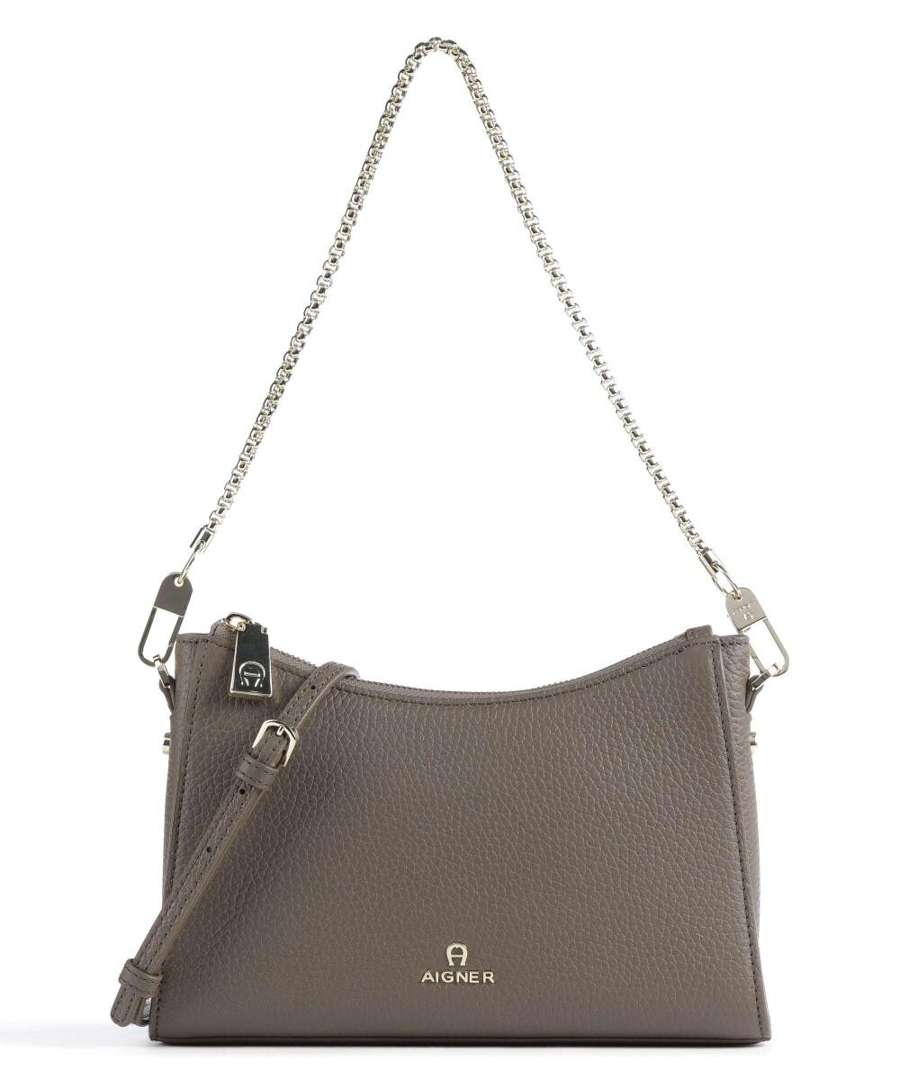 

Сумка через плечо Ivy из зернистой яловой кожи Aigner, коричневый