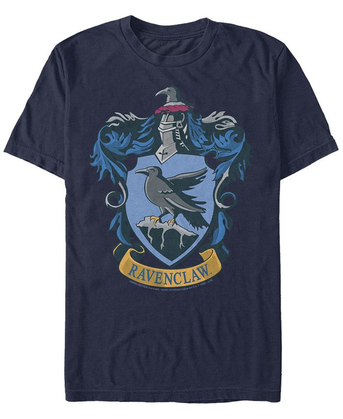 Мужская футболка с короткими рукавами и гербом Равенкло в стиле Гарри Поттера Хогвартс-хаус Fifth Sun, синий вы приняты