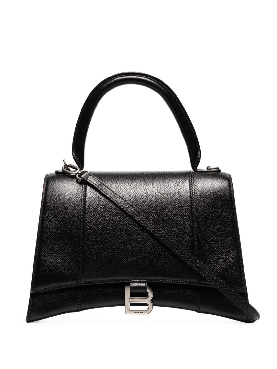 Сумка на плечо Hourglass среднего размера Balenciaga, черный