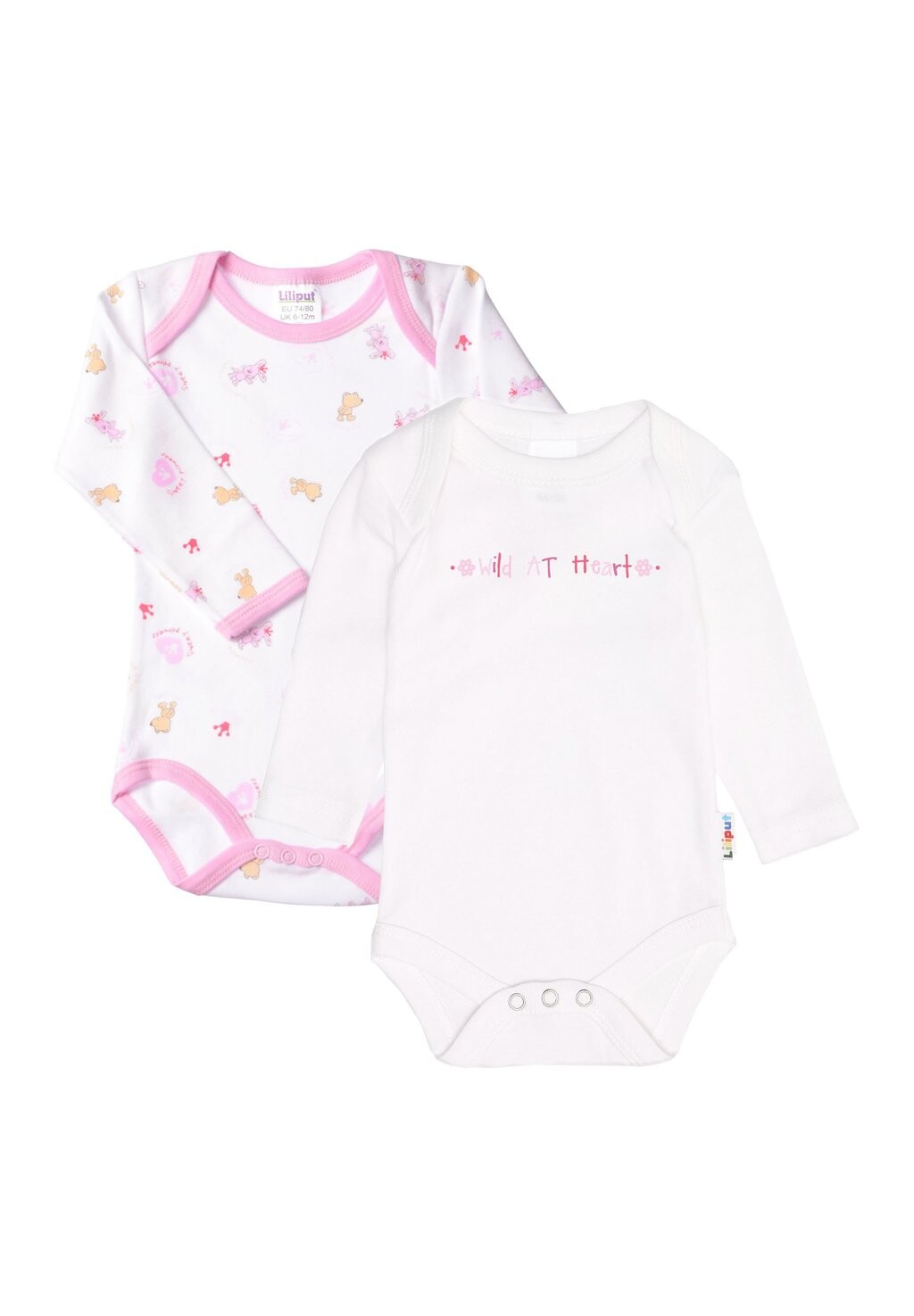 

Боди 2 APCK Liliput, цвет weiß rosa