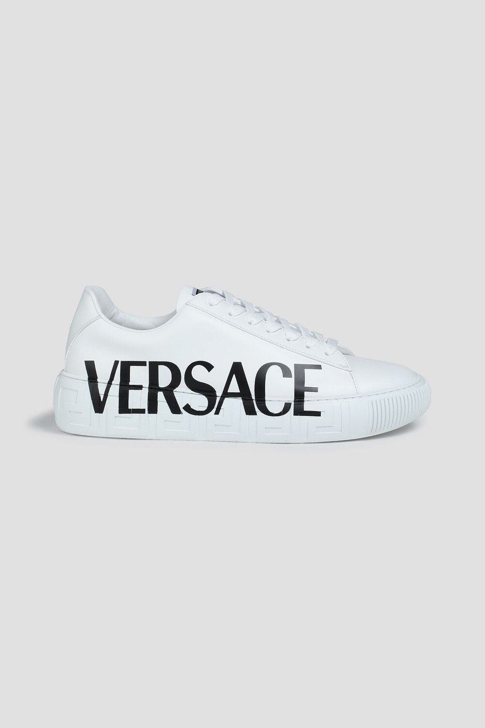 

Кожаные кроссовки с логотипом VERSACE, белый