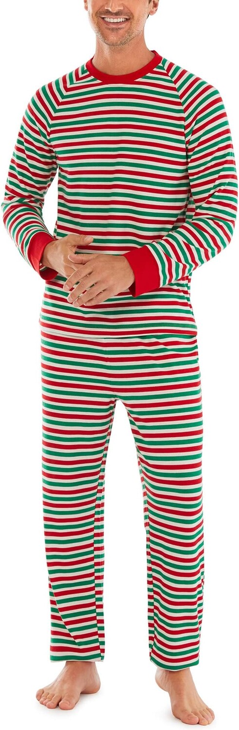 

Длинная пижама Team ELF Pajamarama, цвет Red/Green/White Stripe