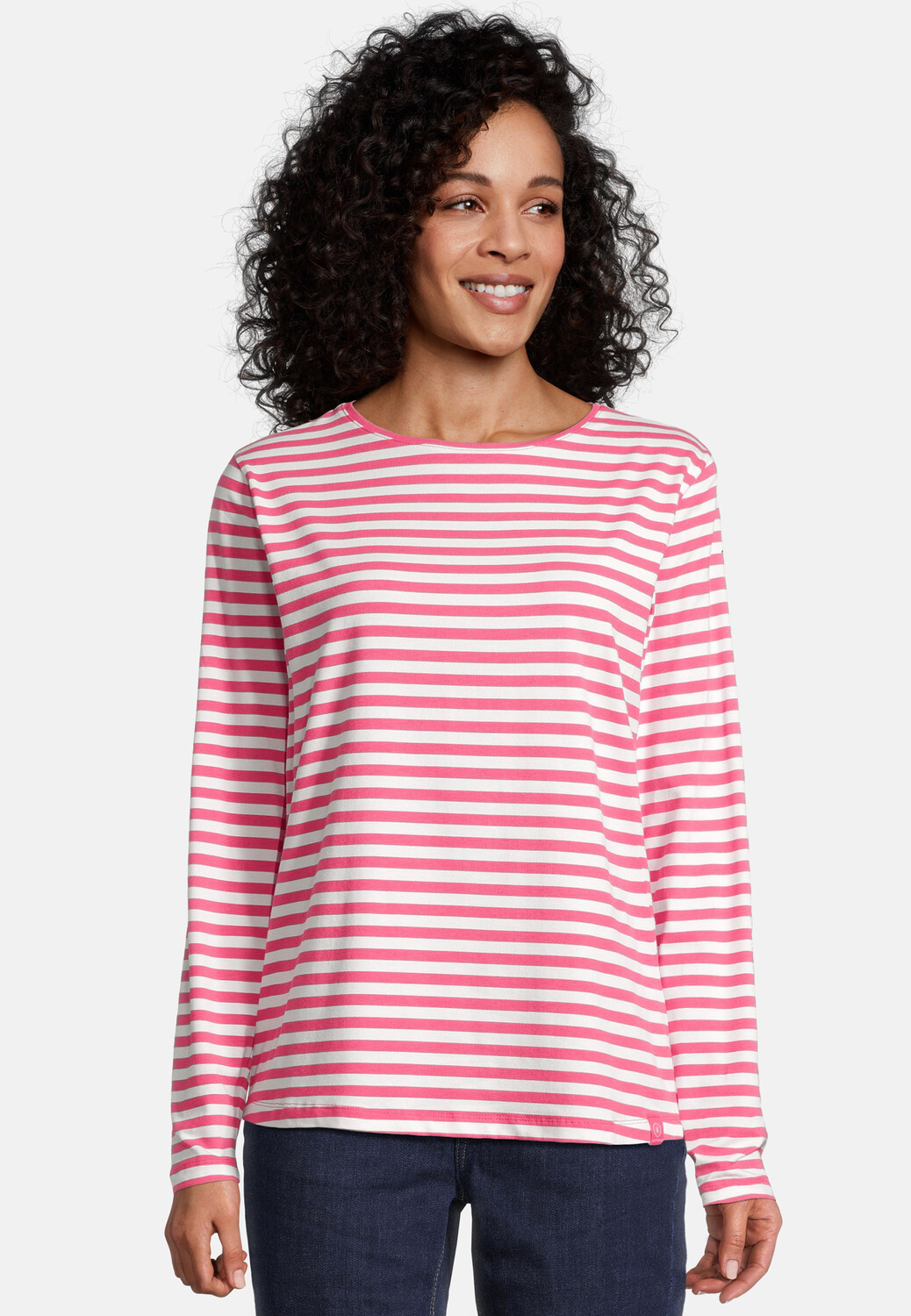 

Лонгслив Salzhaut Nefetern, цвет Offwhite pink