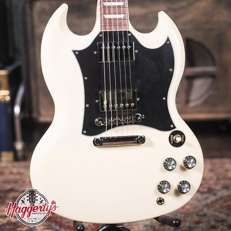 

Электрогитара Gibson SG Standard Electric Guitar - Classic White with Softshell Case