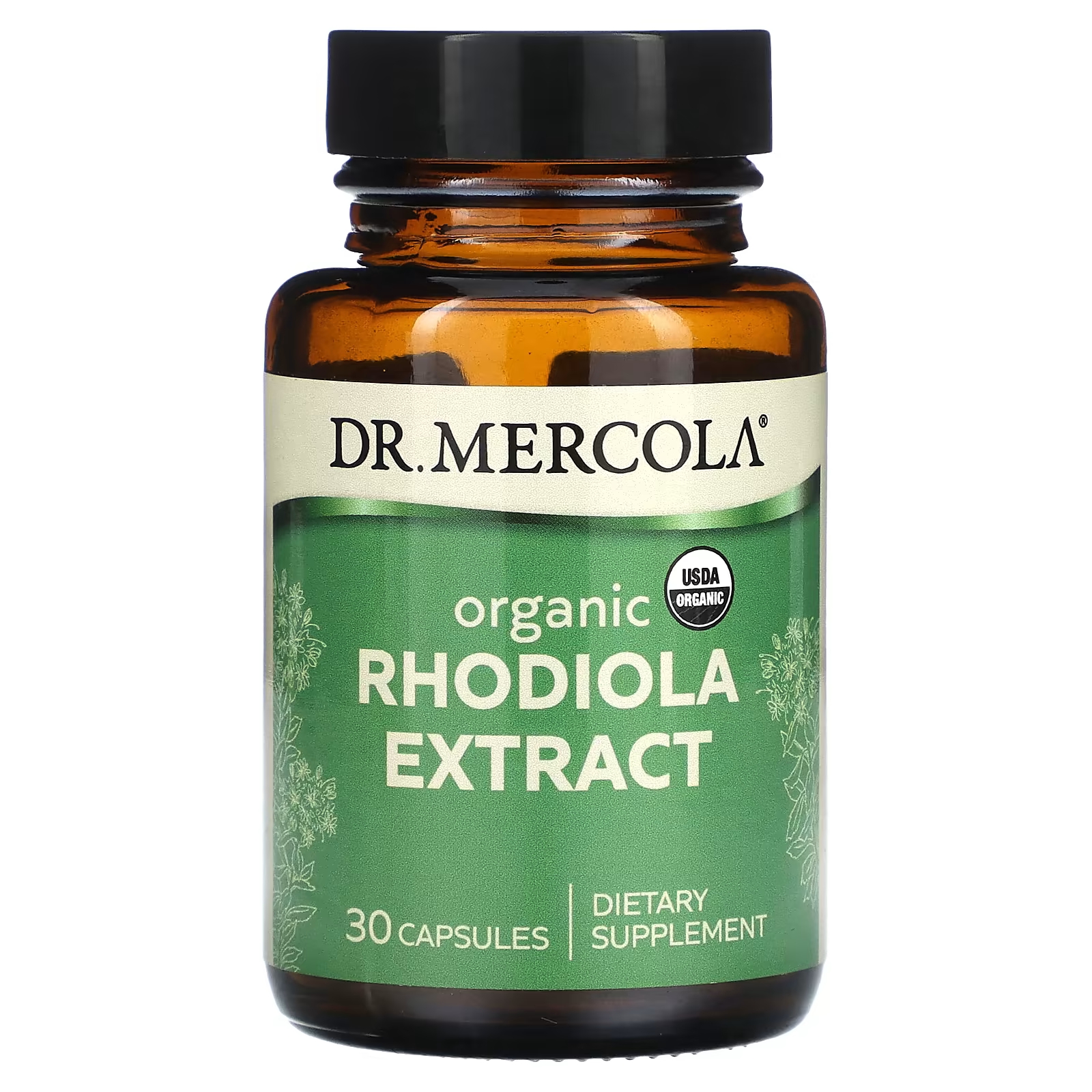 Органический экстракт родиолы Dr. Mercola, 30 капсул dr mercola органический экстракт астрагала 60 таблеток