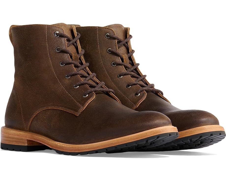 Ботинки Nisolo Martin All-Weather, цвет Waxed Brown